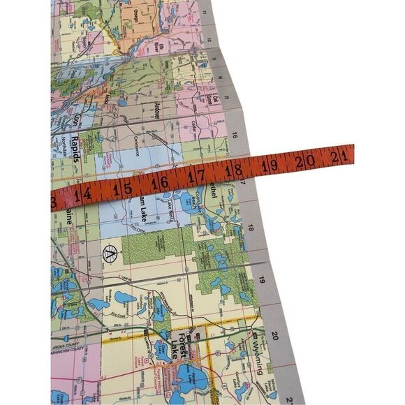 Minnesota Wisconsin Rand McNally Folding Road Maps Lot of 4 Navigation Travel Ha - Picture 8 of 12